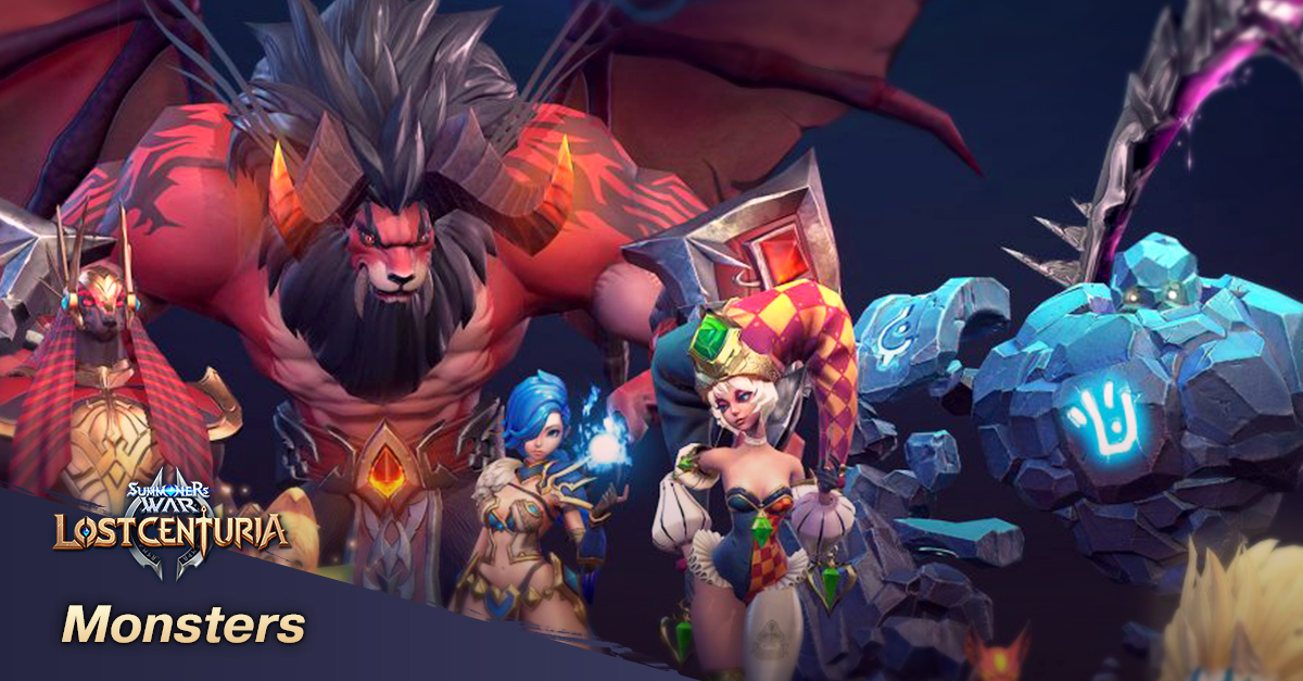 List of all Summoners War Lost Centuria monsters